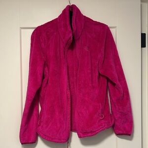 The North Face Women's Vibrant Pink Teddy Jacket